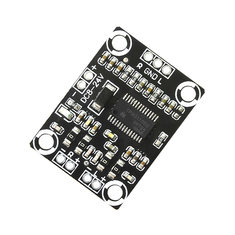 2X15W Digital Audio Stere Amplifier Board Module Mini Binaural AMPController 100dB DC8-24V TPA3110 Amplifier Audio Board