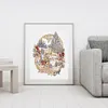 Christmas Reindeer - 14CT Counted Cross Stitch - 40*50cm - Animal Xmas