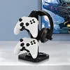 RGB Game Controller Holder Gaming Headphones Stand for Switch PS Xbox Gamepad