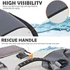 Dog Life Jacket, Reflective & Adjustable Dog Life Vest with Rescue Handle for Swimming and Boating, Ripstop Pet Safety Life Preserver for Small, Medium and Large Dogs