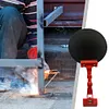 Clip-On Universal Round Shading Cover Adjustable Angle for Welding Torch(Red)