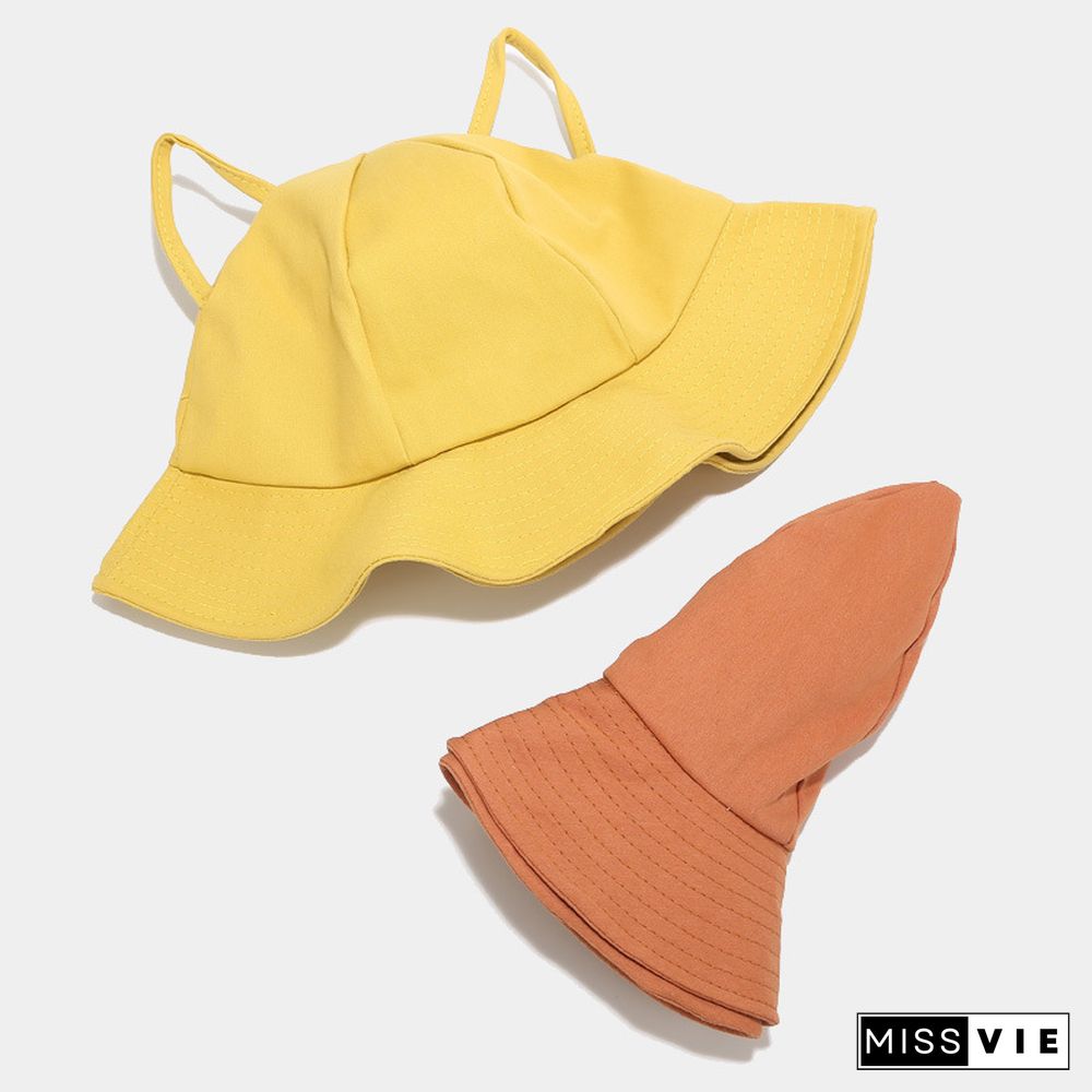 Cute Cat Ears Casual Fisherman Hat