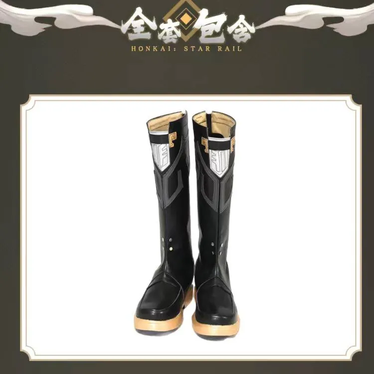 Honkai Star Rail Jing Yuan Cosplay Shoes
