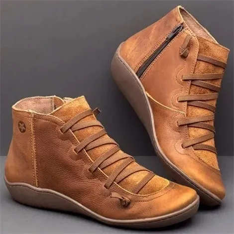 Comfortable leather arch support boots &ndash; Last Day Promotion 50% OFF