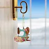 6pcs DIY Diamond Special Shaped Sewing Machine Keychain Kits