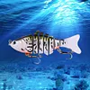 5Pcs Sinking Wobblers Fishing Lures Multi-Section Hard Bait for Pike Bass Trout