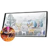 Diamond Painting-DIY Full Round Drill Elk(80X40CM)