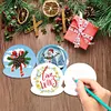 >SALE<10PCS DIY Xmas Crystal Ball Diamond Painting Greeting Card Set for Festivals