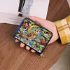 (US Local)DIY Diamond Art Diamond Dot Card Pack 5D Diamond Painting Coin Pouch Gift (Owl)