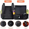 Car Seat Organiser with Separate Pocket Seat Storage Backpack Hanging Briefcase