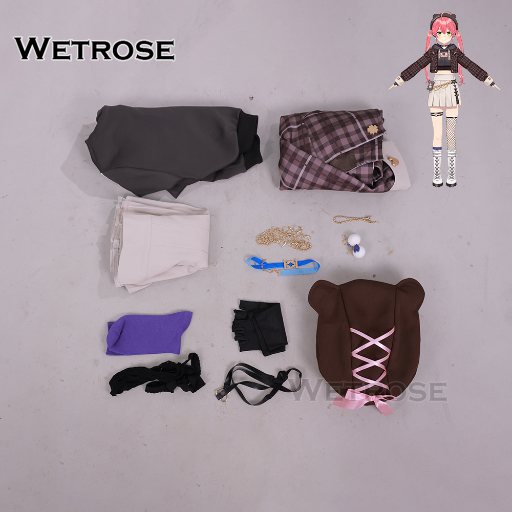 [Wetrose] In Stock Hololive JP Sakura Miko miComet 3D New Outfit Lollipop MV Cosplay Costume さくらみこ新衣装コスプレ
