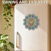 Diamond Painting Double-Layer Owl Mandala Refrigerator Magnet 360 Rotating Magnetic Refrigerator Sticker