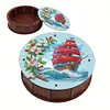 DIY Diamond Painting Handmade Storage Box Rhinestones Decorative Snack Case Kit
