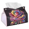DIY Diamond Painting Creative Design Leather Handmade Tissue Holder Rhinestones Decorative Tissue Box Craft Kits