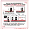 WOYO PDR007 Paintless Dent Repair PDR tools for steel/iron auto body removal remove dents dings creases and hail damage 