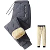 Pantalon de surv&ecirc;tement doubl&eacute; en polaire douce avec cordon de serrage