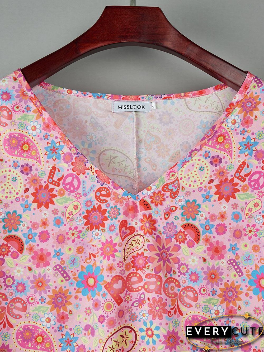 Women's Cotton Floral Print Top