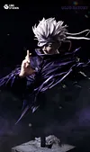Satoru Gojo & Satoru Gojo Bust Statue - Jujutsu Kaisen Resin Statue - UNO Studio