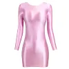Men's sexy glossy dress