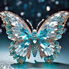 Diamond Painting-DIY Full Round Drill Butterfly