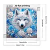 Snow Wolf-Partial Special Shaped Diamond Painting 30*30CM