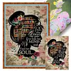 Book Girl-11CT Stamped/Counted Cross Stitch 45*65cm/17.72*25.59in (Big Size)