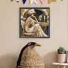 Elegant Beauty-Partial Special Shaped Diamond Painting 30*30CM