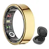 R09 Smart Ring Waterproof Body Temperature Health Sleep Monitor for Men Women