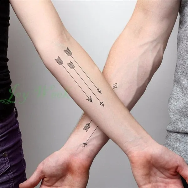 Waterproof Temporary Tattoo Sticker Small Cross Rose Flower on Finger Neck Hand Flash Tatoo Fake Tatto for Girl Women Men