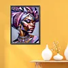 (Stamped/Counted) Purple Gemstone Woman-11CT Cross Stitch 40*55cm/15.75*21.65in