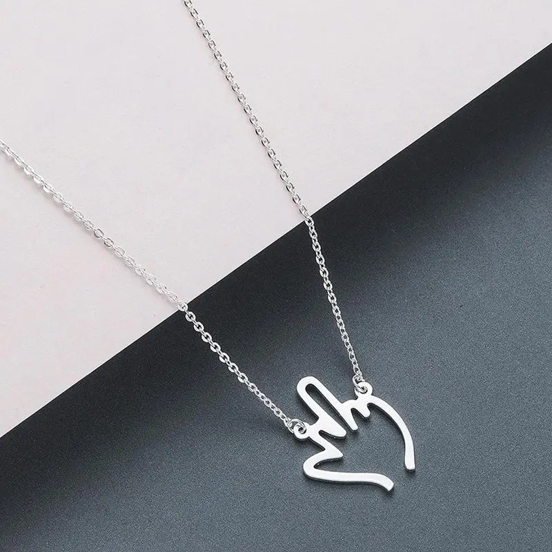 Unisex Funny Doodle Necklace