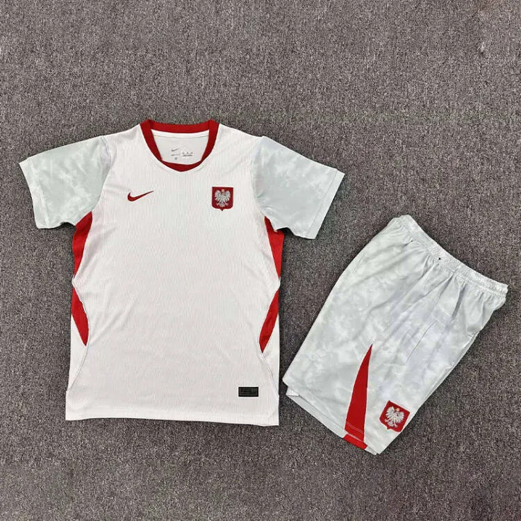 Kids Poland 2026 World Cup Home Jersey