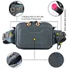 Fishing Bag Waterproof Waist Bag with Adjustable Belt Fishing Fanny Pack for Men