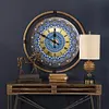 Metal Art Diamond Antique Clock Partial Special Drill Picture of Rhinestone