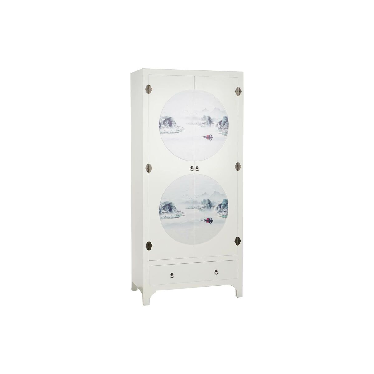 Sideboard DKD Home Decor White Fir MDF Wood 85,5 x 50,5 x 186,2 cm