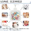 A Set of Two Multifunctional Diamond Painting Reusable Liquid Bottles DIY Special Shaped Drill Craft Kits