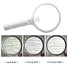 3X/10X Handheld Magnifying Glass with 20 LED Light Rechargeable for Seniors Read