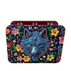 5D DIY Special Shape Double Sided Drills Diamond Painting Wooden Desk Ornament Flower Vase Decor Kit