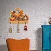 >SALE<Halloween Pumpkin Cat Wood 2D/Flat DIY Diamond Painting Hooks Home Decor Craft