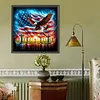 Diamond Painting -DIY Round Drill Independence Day Flag(40x40cm)