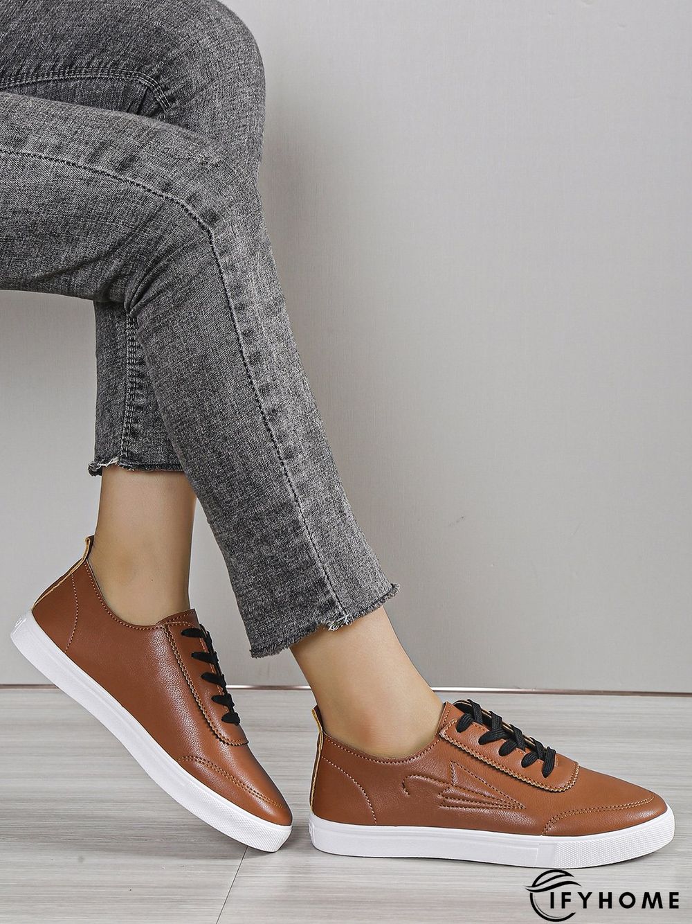 Women's Lace-up Front Flat Shoes | IFYHOME