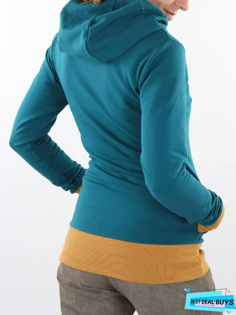 Casual Cotton-Blend Fit Printed Hoodies & Sweatshirt