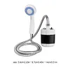 Portable Camping Shower Set with Hose Bucket Handheld Water Pump for Camping Car