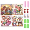 (US Local)4Pack Old Couple-Special Shaped Diamond Painting Kit(30x30cm)