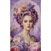 (Big Size)Girl - 14CT Stamped Cross Stitch - 40*65cm - Character