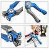 Mini Fishing Scissors Braid Scissors Non Slip Handle Fishing Tool (Blue)