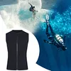 Men Wetsuit Top 3mm Neoprene Wetsuit Vest Elastic Swim Vest for Swimming Diving