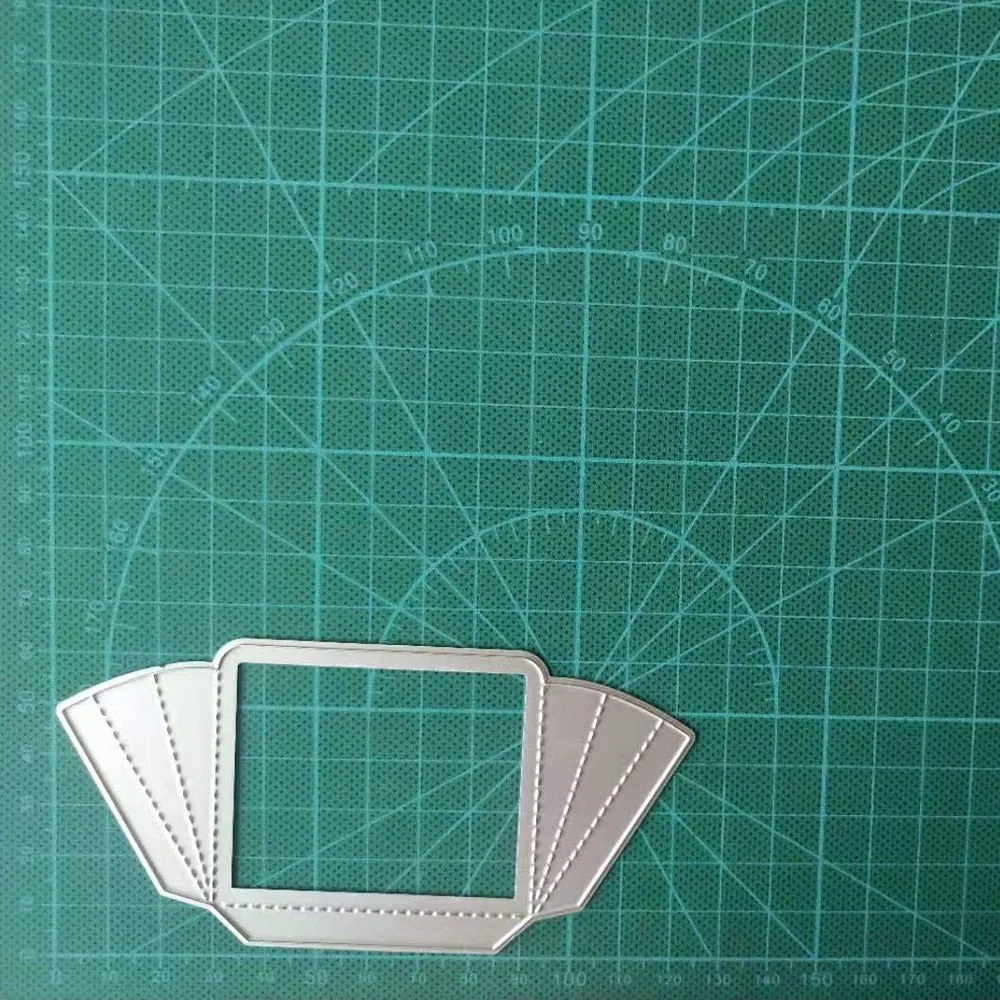 Bag Frame Metal Cutting Dies Accordion Pocket Cut Die Mold Decoration Scrapbook Paper Craft Knife Mould Blade Punch Stencils