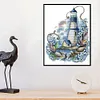 Blue Lighthouse - 14CT Counted Cross Stitch Kit(22*29cm)