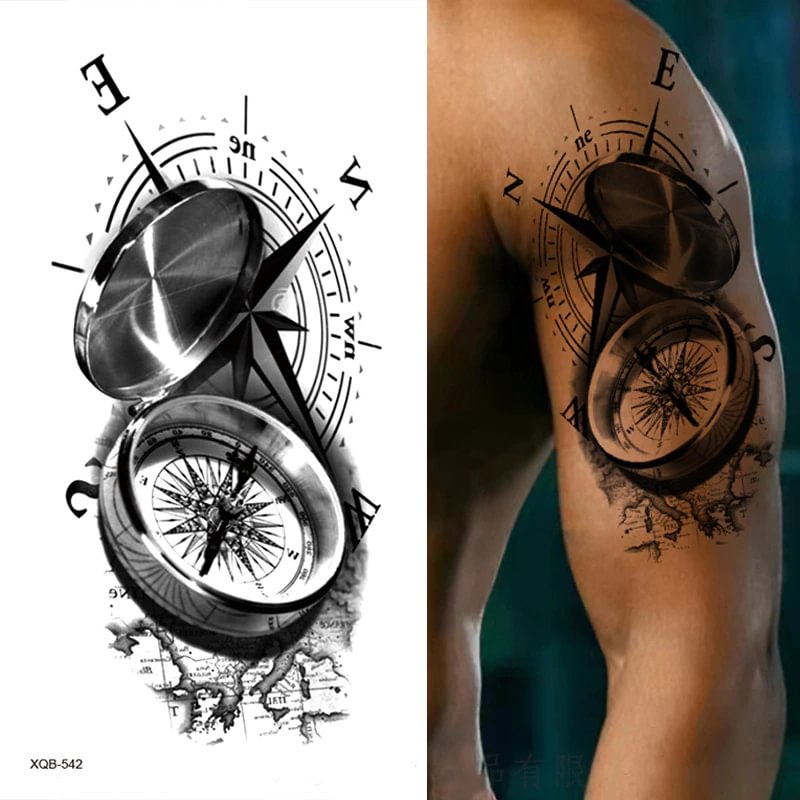 Sdrawing Forest Wolf Tattoo Sticker For Men Tiger Skull Skeleton King Animal Fake Tattoo for Women Tattoo Temporary Waterproof